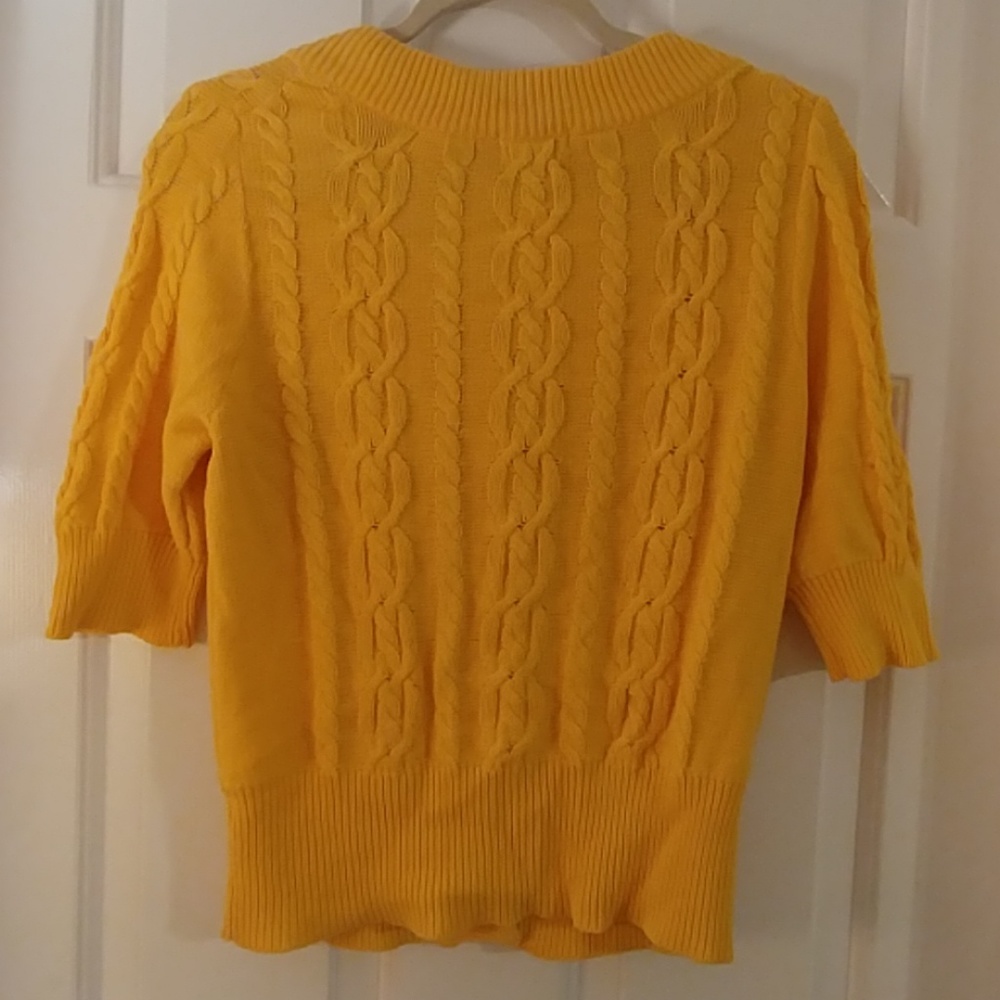 Liz & Co. Cable Knit Sweater - Picture 4 of 5